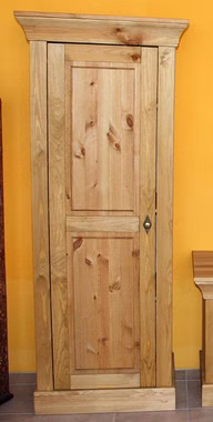Aktenschrank halbhoch 65x163x45cm BERGEN Kiefer massiv gelaugt geölt Casa de mobila Goslar