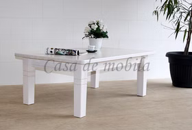 Couchtisch 120x46x78cm FJORD Kiefer massiv weiß lasiert von Casademobila Goslar Couchtisch 120x46x78cm FJORD Kiefer massiv weiß lasiert von Casademobila Goslar