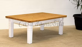 Couchtisch 120x46x78cm FJORD Kiefer massiv weiß / gelaugt geölt Couchtisch 120x46x78cm FJORD Kiefernholz weiß / gelaugt geölt von Casademobila Goslar
