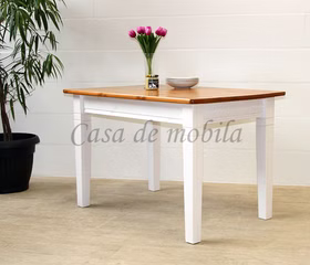 Tisch 120x78x78cm FJORD Kiefer massiv weiß lasiert, bernstein lackiert kleiner massivholz esstisch 120x80 fjord kiefer massiv weiß honigfarben lackiert casademobila goslar