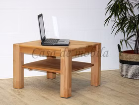 Massivholz Beistelltisch mit Ablage 65x45x65cm FRITZ Kernbuche massiv geölt casademobila Goslar Massivholz Beistelltisch mit Ablage 65x45x65cm FRITZ Kernbuche massiv geölt casademobila Goslar