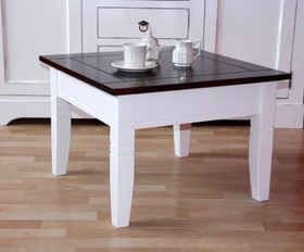 Massivholz Beistelltisch quadratisch 65x46x65cm DECOR pappel massiv weiß kolonial lackiert Casa de mobila Goslar Massivholz Beistelltisch quadratisch 65x46x65cm DECOR pappel massiv weiß kolonial lackiert Casa de mobila Goslar