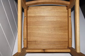 Stuhl 46x92x52cm TORBEN Wildeiche massiv geölt
