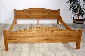 Doppelbett Bett Holzbett LISA Wildeiche massiv naur geölt Casademobila Goslar