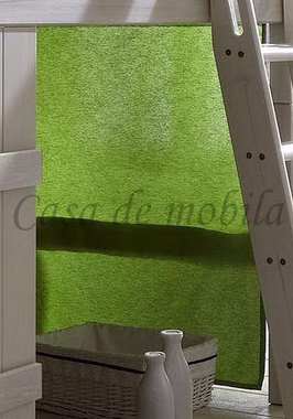 Vorhang 1teilig für Hochbett INFANSKIDS TOBYKIDS mittelhoch Lime