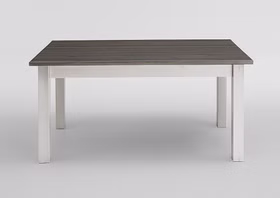 Essgruppe mit 4 Stühlen Kiefer massiv 2farbig weiß grau Essgruppe mit 4 Stühlen Kiefer massiv 2farbig weiß grau