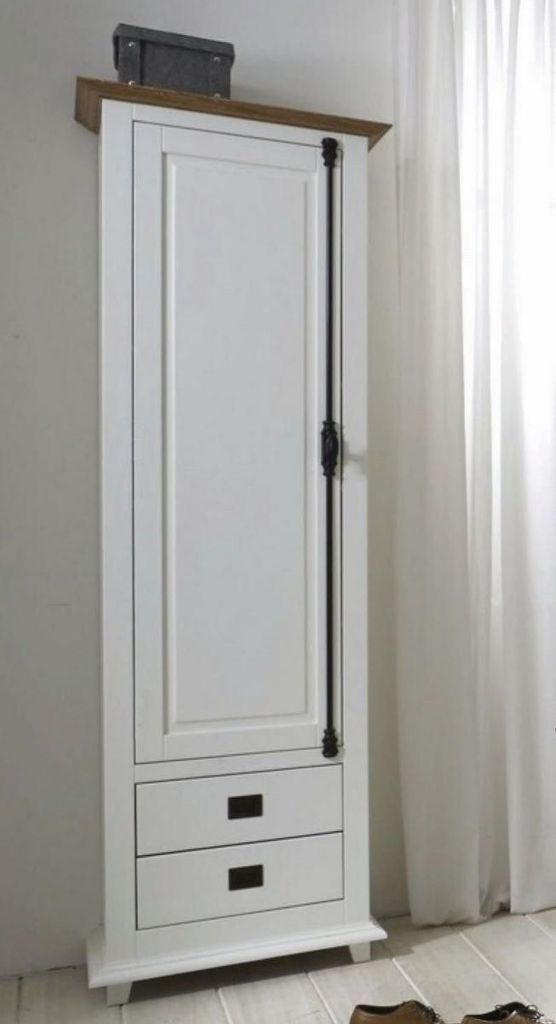 Wohnzimmerschrank Linksanschlag Buche weiß Wildeiche geölt
