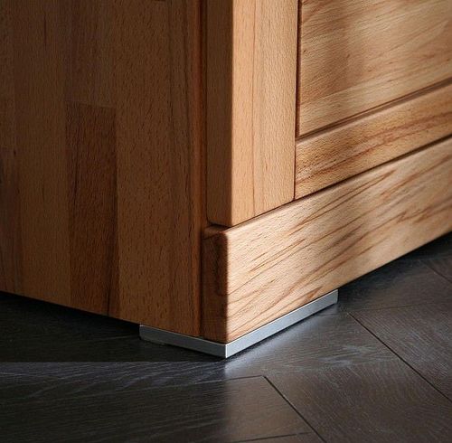 eckschrank kernbuche nachbildung, highboard 120x123x42cm, 2 holztüren, 4 schubladen, kernbuche massiv, Design ideen