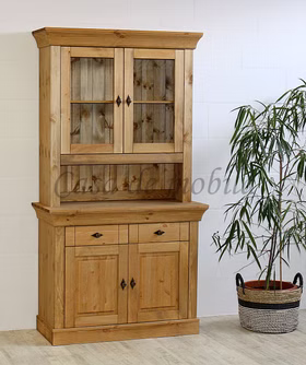 Buffetschrank klein 108x197x45cm BERGEN Kiefernholz massiv gelaugt geölt Casa de mobila Goslar