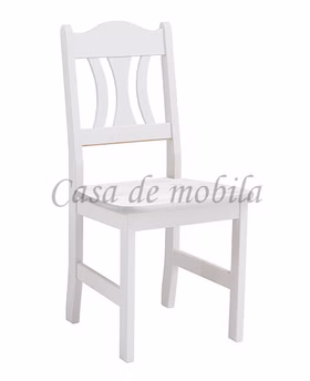 Küchenstuhl 44x92x45cm KRISTEL Kiefer massiv weiß lasiert von Casa de mobila Goslar Küchenstuhl 44x92x45cm KRISTEL Kiefer massiv weiß lasiert von Casa de mobila Goslar