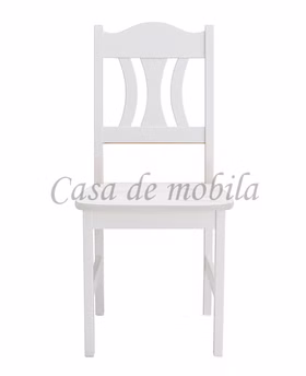 Holzstuhl 44x92x45cm KRISTEL Kiefer massiv weiß lasiert von Casa de mobila Goslar Holzstuhl 44x92x45cm KRISTEL Kiefer massiv weiß lasiert von Casa de mobila Goslar