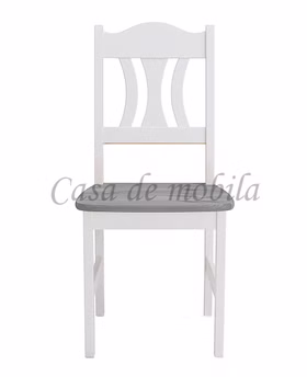 Essgruppe 5teilig Ausziehtisch 4 Stühle Kiefer massiv 2farbig weiß / grau lasiert Essgruppe 5teilig Ausziehtisch 4 Stühle Kiefer massiv 2farbig weiß / grau lasiert