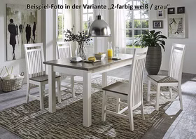 Esstisch 160x78x90cm BOSTON Kiefer massiv weiß lasiert Esstisch 160x78x90cm BOSTON Kiefer massiv weiß lasiert