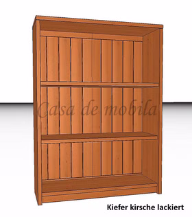 Massivholz Flurregal Esszimmerregal CONTRA Kiefer massiv kirschfarben lackiert casademobila