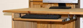 Massivholz Tastaturauszug für Schreibtisch CONTRA 60x2x31cm kiefer, Buche, Eiche massiv natur lackiert oder geölt Casa de mobila Goslar