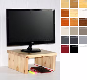 Bildschirm-Aufsatz 35x17x35cm CONTRA für Schreibtisch Kiefer massiv Bildschirm-Aufsatz 35x17x35cm CONTRA für Schreibtisch Kiefer massiv