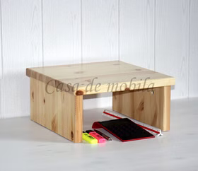 Bildschirm-Aufsatz 35x17x35cm CONTRA für Schreibtisch Kiefer massiv Bildschirm-Aufsatz 35x17x35cm CONTRA für Schreibtisch Kiefer massiv