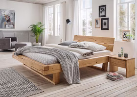 Massivholz Doppelbett aus Balkenholz UNIKAT 180x200x42cm Fichte massiv rustikal geölt Casa de mobila Goslar Massivholz Doppelbett aus Balkenholz UNIKAT 180x200x42cm Fichte massiv rustikal geölt Casa de mobila Goslar