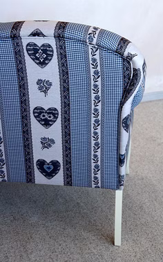 Tischsofa Leer blau