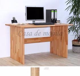 Schreibtisch klein 125x74x78cm Contra Kernbuche massiv natur geölt oder weiß in Goslar bei Casademobila Schreibtisch klein 125x74x78cm Contra Kernbuche massiv natur geölt oder weiß in Goslar bei Casademobila