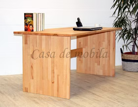 Massivholz Computertisch kernbuche massiv natur geölt 160x74x78cm CONTRA casademobila Goslar kaufen Massivholz Computertisch kernbuche massiv natur geölt 160x74x78cm CONTRA casademobila Goslar kaufen
