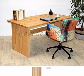 Massivholz Schreibtisch kernbuche massiv natur geölt, weiß lackiert 160x74x78cm CONTRA Casademobila Goslar kaufen Massivholz Schreibtisch kernbuche massiv natur geölt, weiß lackiert 160x74x78cm CONTRA Casademobila Goslar kaufen