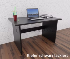 Schreibtisch 125x74x78cm CONTRA Kiefer massiv farbig lackiert von Casademobila Goslar Schreibtisch 125x74x78cm CONTRA Kiefer massiv farbig lackiert von Casademobila Goslar