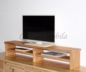 Bildschirm-Aufsatz 125x23x22cm CONTRA für Schreibtisch Massivholz Bildschirm-Aufsatz 125x23x22cm CONTRA für Bürotisch Kernbuche massiv geölt von Casa de mobila Goslar