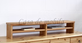 Bildschirm-Aufsatz 125x23x22cm CONTRA für Schreibtisch Massivholz Bildschirm-Aufsatz 125x23x22cm CONTRA für Schreibtisch Massivholz