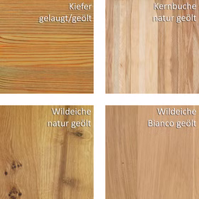Holzmuster Contra kiefer kernbuche wildeiche massiv natur geölt Casa de mobila Goslar Holzmuster Contra kiefer kernbuche wildeiche massiv natur geölt Casa de mobila Goslar