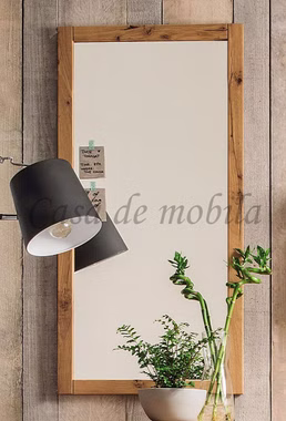Rustikale Dielenspiegel mit Holzrahmen Brest 50x100cm Wildeiche massiv geölt bei Casa de mobila Goslar Rustikale Dielenspiegel mit Holzrahmen Brest 50x100cm Wildeiche massiv geölt bei Casa de mobila Goslar