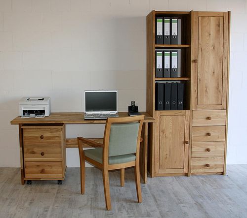 Massivholz Arbeitszimmer, Schreibtische, Sekretäre, Aktenschränke, Regale