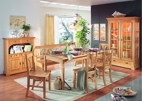 Esstisch VICTORIA Fichte massiv Landhaus Esszimmer-tisch VICTORIA Fichtenholz massiv natur gewachst oder antik Casa de mobila Goslar