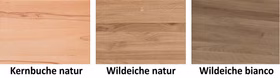 Wandboard 171x20x20cm PALERMO Massivholz geölt von Casademobila Goslar