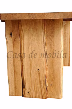 Esstisch erweiterbar 160-240x75x90 Wildeiche natur geölt