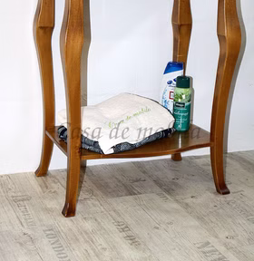 Konsolentisch 57x80x40cm VENEZIA Pappel massiv honigfarben lackiert