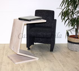 laptop couchtisch FLEXI 72x45x40cm Balkeneiche massiv weiß geölt Casa de mobila Goslar laptop couchtisch FLEXI 72x45x40cm Balkeneiche massiv weiß geölt Casa de mobila Goslar
