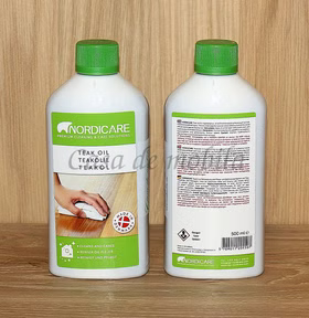 Möbel-Öl für Teak & Palisander 500ml Nordicare Möbelöl Teakholz Palisander Mahagoni Öl 500ml