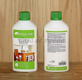 Nordicare Möbel-Öl 500ml Möbelpflegeöl Teak Walnuss Palisander Mahagoni