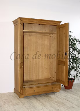 Massivholz Fluschrank landhaus 120x190x56cm Fichte massiv antik gewachst Casa de mobila Goslar Massivholz Fluschrank landhaus 120x190x56cm Fichte massiv antik gewachst Casa de mobila Goslar