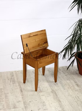 Nachttisch 40x45x30cm DECOR Pappel massiv honigfarben lackiert