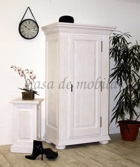 Spanische Pinienmöbel holz Blumensäule PINEA Pinie massiv weiss casademobila Goslar