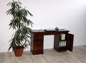 kolonialstil Schreibtisch braun 135x78x48cm TOSCANA Pappel lackiert casademobila kolonialstil Schreibtisch braun 135x78x48cm TOSCANA Pappel lackiert casademobila