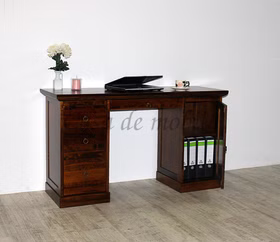 Büromöbel rustikal kolonial Schreibtisch TOSCANA Pappel braun lackiert casademobila Büromöbel rustikal kolonial Schreibtisch TOSCANA Pappel braun lackiert casademobila