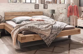 Massivholz Schwebebett V mit metallbeine WOODSTOCK 140,160,180,200,220x40cm Wildeiche massiv natur geölt Casa de mobila Goslar Massivholz Schwebebett V mit metallbeine WOODSTOCK 140,160,180,200,220x40cm Wildeiche massiv natur geölt Casa de mobila Goslar