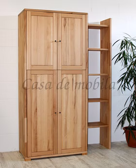 Massivholz schrank mit regal CONTRA buche kernbuche massiv geölt casademobila Massivholz schrank mit regal CONTRA buche kernbuche massiv geölt casademobila