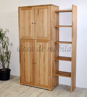 Massivholz Flurschrank mit schuhregal CONTRA buche kernbuche massiv geölt casademobila Massivholz Flurschrank mit schuhregal CONTRA buche kernbuche massiv geölt casademobila