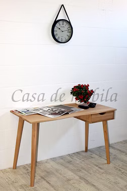 Massivholz Schreibtisch 120x75x55 cm buche Kernbuche massiv geölt casademobila Massivholz Schreibtisch 120x75x55 cm buche Kernbuche massiv geölt casademobila