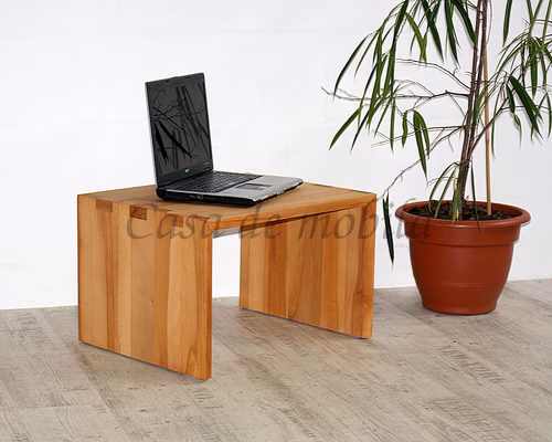 Couchtisch eckverbindungen Fingerzapfen gehrung  61x39x48cm CAMILLA Kernbuche massiv natur geölt Casademobila Goslar