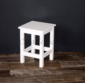 Massivholz Beistelltisch ANTON 34x46x34cm Kernbuche massiv weiß lackiert, 3701G-03 casademobila goslar Massivholz Beistelltisch ANTON 34x46x34cm Kernbuche massiv weiß lackiert, 3701G-03 casademobila goslar